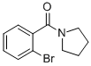 结构式 CAS# 124461-27-4, (2-溴苯基)-1-吡咯烷基-甲酮
