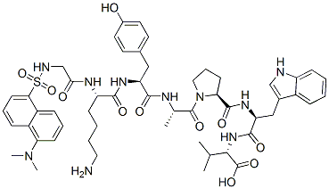 CAS#: 124479-70-5， Dansyl-glycyl-lysyl-tyrosyl-alanyl-prolyl-tryptophyl-valine