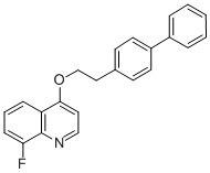 CAS#: 124533-95-5， 8-Fluoro-4-[2-(4-Phenylphenyl)Ethoxy]Quinoline