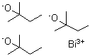 structure of CAS# 124687-44-1, Bismuth(3+) Tris(2-Methyl-2-Butanolate);Bismuth(III) tert-amylate;Bismuth(III) tert-pentoxide