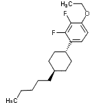 CAS#: 124729-02-8， 1-Ethoxy-2,3-Difluoro-4-(trans-4-Pentylcyclohexyl)Benzene