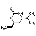 CAS#: 124754-68-3， (4S,6S)-4-Isopropyl-6-Vinyl-1,3-Oxazinan-2-One