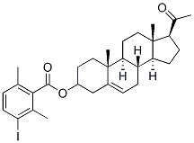 CAS#: 124784-16-3， [(3S,8S,9S,10R,13S,14S,17S)-17-Acetyl-10,13-Dimethyl-2,3,4,7,8,9,11,12,14,15,16,17-Dodecahydro-1H-Cyclopenta[a]Phenanthren-3-Yl] 3-Iodo-2,6-Dimethylbenzoate
