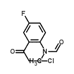 CAS#: 124958-76-5， N-[2-(Chloroacetyl)-4-Fluorophenyl]-N-Methylformamide