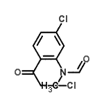 CAS#: 124959-01-9， N-[5-Chloro-2-(Chloroacetyl)Phenyl]-N-Methylformamide