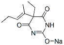 CAS#: 125-44-0， 5-Ethyl-5-(1-Methyl-1-Butenyl)-2-Sodiooxy-4,6(1H,5H)-Pyrimidinedione