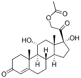 CAS#: 1250-97-1， 11alpha,17,21-Trihydroxypregn-4-Ene-3,20-Dione 21-Acetate