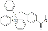 structure of CAS# 1253-47-0, 4-Methoxycarbonyl-Benzyltriphenylphosphoniumchloride;(4-Methoxycarbonylphenyl)Methyl-Triphenyl-Phosphonium Chloride;(4-Methoxycarbonylphenyl)Methyl-Triphenylphosphonium Chloride;(4-Carbomethoxybenzyl)-Triphenyl-Phosphonium Chloride