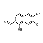 CAS#: 125366-71-4， 1,6,7-Trihydroxy-2-Naphthaldehyde