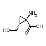 CAS#: 125876-15-5， (1S,2R)-1-Amino-2-(Hydroxymethyl)Cyclopropanecarboxylic Acid