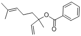 structure of CAS# 126-64-7, 3,7-Dimethyl-1,6-Octadien-3-Ol 3-Benzoate;(1,5-Dimethyl-1-Vinyl-Hex-4-Enyl) Benzoate;Benzoic Acid (1,5-Dimethyl-1-Vinylhex-4-Enyl) Ester;Benzoic Acid (1,5-Dimethyl-1-Vinyl-Hex-4-Enyl) Ester