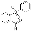 结构式 CAS# 126076-76-4, 2-(苯磺酰基)-苯甲醛
