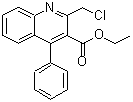 structure of CAS# 126334-84-7, 2-(Chloromethyl)-4-Phenyl-3-Quinolinecarboxylicacid Ethyl Ester;Ethyl 2-(Chloromethyl)-4-Phenyl-Quinoline-3-Carboxylate;2-(Chloromethyl)-4-Phenyl-3-Quinolinecarboxylic Acid Ethyl Ester;2-(Chloromethyl)-4-Phenyl-Quinoline-3-Carboxylic Acid Ethyl Ester