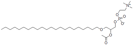 CAS#: 126372-87-0， (2-Acetyloxy-3-Docosoxypropyl) 2-Trimethylazaniumylethyl Phosphate