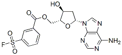 CAS#: 126463-19-2， [(2R,3S,5R)-5-(6-Aminopurin-9-Yl)-3-Hydroxyoxolan-2-Yl]Methyl 4-Fluorosulfonylbenzoate