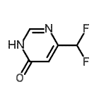 CAS#: 126538-89-4， 6-(Difluoromethyl)-4(1H)-Pyrimidinone