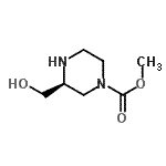 CAS#: 126766-61-8， Methyl (3S)-3-(Hydroxymethyl)-1-Piperazinecarboxylate