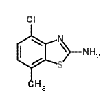 CAS#: 126920-72-7， 4-Chloro-7-Methyl-1,3-Benzothiazol-2-Amine