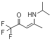 结构式 CAS# 127223-95-4, (3Z)-1,1,1-三氟-4-(异丙基氨基)-3-戊烯-2-酮