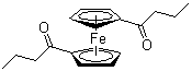 structure of CAS# 1274-06-2, 1,1'-Dibutyrylferrocene;1,1'-DIBUTYRYLFERROCENE