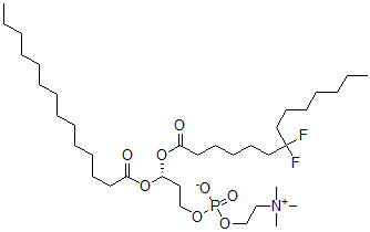 CAS#: 128022-95-7， [(3R)-3-(7,7-Difluorotetradecanoyloxy)-3-Tetradecanoyloxypropyl] 2-Trimethylazaniumylethyl Phosphate