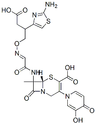 CAS#: 128236-34-0， 7-(2-(2-Aminothiazole-4-yl)-2-(1-carboxy-1-methyl)ethoxyiminoacetamido)-3-(3-hydroxy-4-pyridon-1-yl)methyl-3-cephem-4-carboxylic acid