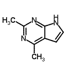 CAS#: 128266-84-2， 2,4-Dimethyl-7H-Pyrrolo[2,3-d]Pyrimidine