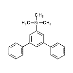 结构式 CAS# 128388-53-4, 三甲基(1,1':3',1''-三联苯-5'-基)硅烷