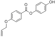 CAS 登录号：128422-75-3， 4-(2-丙烯-1-基氧基)-苯甲酸 4-羟基苯基酯