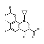 CAS#: 128426-95-9， 1-Cyclopropyl-8-(Difluoromethoxy)-6,7-Difluoro-4-Oxo-1,4-Dihydro-3-Quinolinecarboxylic Acid