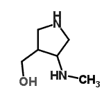 CAS#: 128740-30-7， [4-(Methylamino)-3-Pyrrolidinyl]Methanol