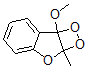 CAS#: 128753-82-2， 2a,7b-Dihydro-7b-methoxy-2a-methyl-1,2-dioxeto(3,4-b)benzofuran