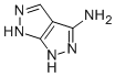 structure of CAS# 128854-05-7, 1,6-Dihydro-Pyrazolo[3,4-c]Pyrazol-3-Amine;3-AMINO-1,6-DIHYDROPYRAZOLO[3,4-C]PYRAZOLE;1,6-Dihydropyrazolo[3,4-C]Pyrazol-3-Amine
