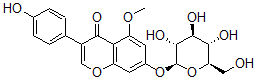 structure of CAS# 128856-77-9, 3-(4-Hydroxyphenyl)-5-Methoxy-7-[(2S,3R,4S,5S,6R)-3,4,5-Trihydroxy-6-(Hydroxymethyl)Oxan-2-Yl]Oxychromen-4-One;3-(4-Hydroxyphenyl)-5-Methoxy-7-[(2S,3R,4S,5S,6R)-3,4,5-Trihydroxy-6-(Hydroxymethyl)Tetrahydropyran-2-Yl]Oxy-Chromen-4-One;3-(4-Hydroxyphenyl)-5-Methoxy-7-[[(2S,3R,4S,5S,6R)-3,4,5-Trihydroxy-6-(Hydroxymethyl)-2-Tetrahydropyranyl]Oxy]-4-Chromenone;3-(4-Hydroxyphenyl)-5-Methoxy-7-[(2S,3R,4S,5S,6R)-3,4,5-Trihydroxy-6-Methylol-Tetrahydropyran-2-Yl]Oxy-Chromone