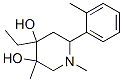 CAS#: 128887-79-6， 4-Ethyl-1,3-Dimethyl-6-(2-Methylphenyl)Piperidine-3,4-Diol
