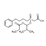 CAS#: 128948-01-6， {[2-Methyl-1-(Propionyloxy)Propoxy](4-Phenylbutyl)Phosphoryl}Acetic Acid