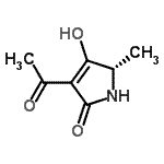 CAS#: 128948-45-8， (5S)-3-Acetyl-4-Hydroxy-5-Methyl-1,5-Dihydro-2H-Pyrrol-2-One