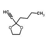 CAS#: 128957-79-9， 2-Butyl-2-Ethynyl-1,3-Dioxolane