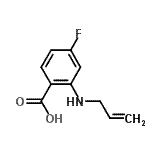 CAS#: 128992-69-8， 2-(Allylamino)-4-Fluorobenzoic Acid