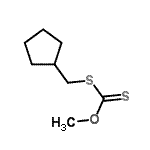CAS#: 129056-00-4， S-(Cyclopentylmethyl) O-Methyl Carbonodithioate