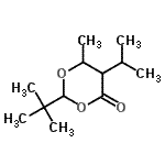 CAS#: 129287-66-7， 5-Isopropyl-6-Methyl-2-(2-Methyl-2-Propanyl)-1,3-Dioxan-4-One