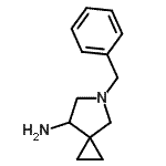 structure of CAS# 129306-07-6, 5-Benzyl-5-Azaspiro[2.4]Heptan-7-Amine;5-benzyl-5-azaspiro[2.4]heptan-7-amine;7-amino-5-benzyl-5-azaspiro[2.4]heptane
