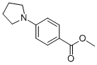 structure of CAS# 129414-26-2, 4-(1-Pyrrolidinyl)-Benzoic Acid Methyl Ester;METHYL 4-(1-PYRROLIDINYL)BENZENECARBOXYLATE;1-[4-(Methoxycarbonyl)Phenyl]Pyrrolidine;Methyl 4-Pyrrolidin-1-Ylbenzoate 97%