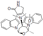CAS#: 129623-30-9， (9R-(9alpha,10beta,11beta,13alpha))-11-(Dimethylamino)-2,3,10,11,12,13-Hexahydro-10-Methoxy-9-Methyl-9,13-Epoxy-1H,9H-Diindolo(1,2,3-gh:3',2',1'-lm)Pyrrolo(3,4-j)(1,7)Benzodiazonin-1-One