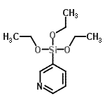CAS 登录号：129663-08-7， 3-(三乙氧基硅烷基)吡啶