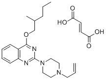 CAS#: 129664-18-2， 2-(4-Allyl-1-piperazinyl)-4-(2-methylpentoxy)quinazoline fumarate