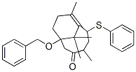CAS#: 129720-17-8， (1R,4S,6S)-4,8,11,11-Tetramethyl-1-(Phenylmethoxy)-6-Phenylsulfanylbicyclo[5.3.1]Undec-7-En-3-One