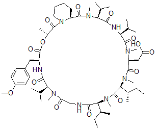 CAS#: 129816-38-2， Cyclopeptolide 1