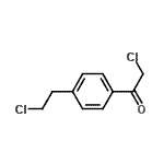 CAS#: 129865-49-2， 2-Chloro-1-[4-(2-Chloroethyl)Phenyl]Ethanone