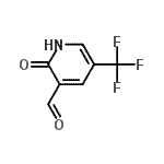 structure of CAS# 129904-48-9, 2-Oxo-5-(Trifluoromethyl)-1,2-Dihydro-3-Pyridinecarbaldehyde;2-Hydroxy-5-trifluoromethyl-pyridine-3-carbaldehyde